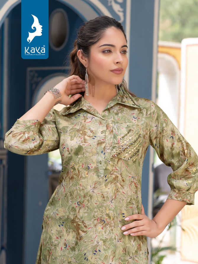 Masakali By Kaya Printed Kurti With Bottom Catalog